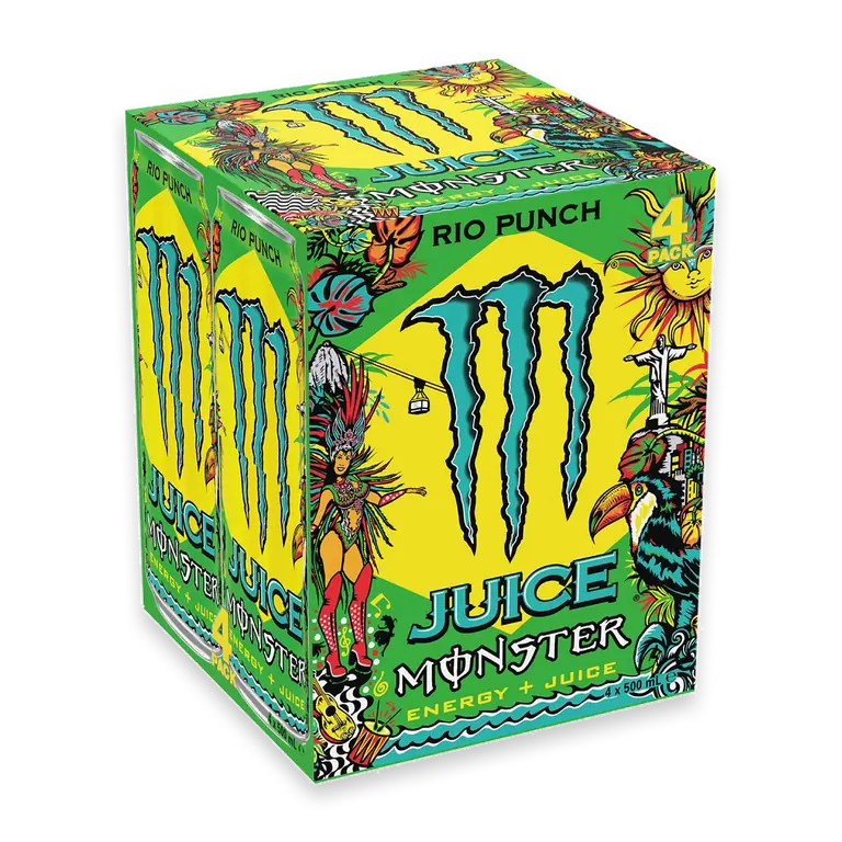 Energy Drink Rio Punch Cans