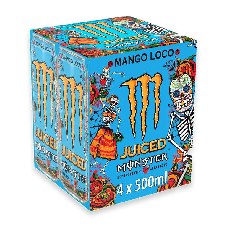 Energidryck Monster Mango Loco 4-pack