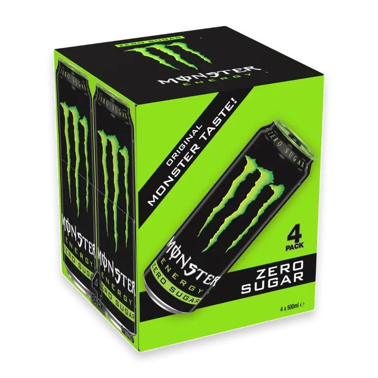 Energidryck Monster Zero 4-pack