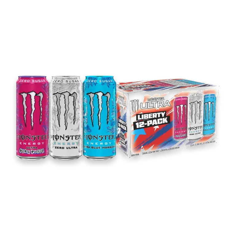Energy Ultra Variety Pack, Liberty, Sugar Free Energy Drink, 12 Pack - 16 Fl Oz