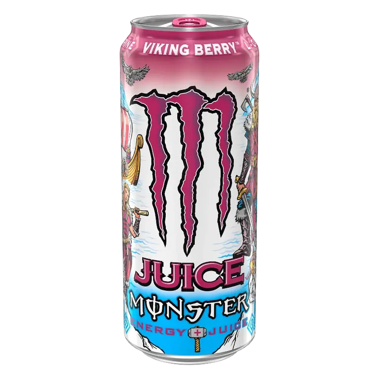 Monster Energy Viking Berry Juice + Energy Drink, 16 fl oz: Caffeinated