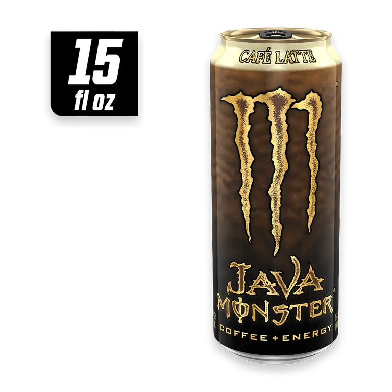 Java Cafe Latte Coffee Energy Drink Can