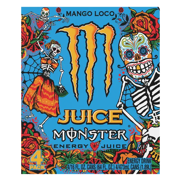 Mango Loco Energy Juice - 4 pk