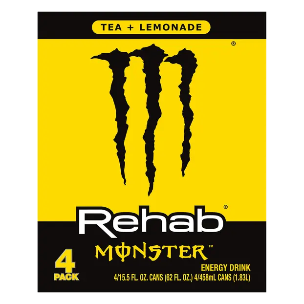Rehab Tea + Lemonade Energy Drink - 4 pk
