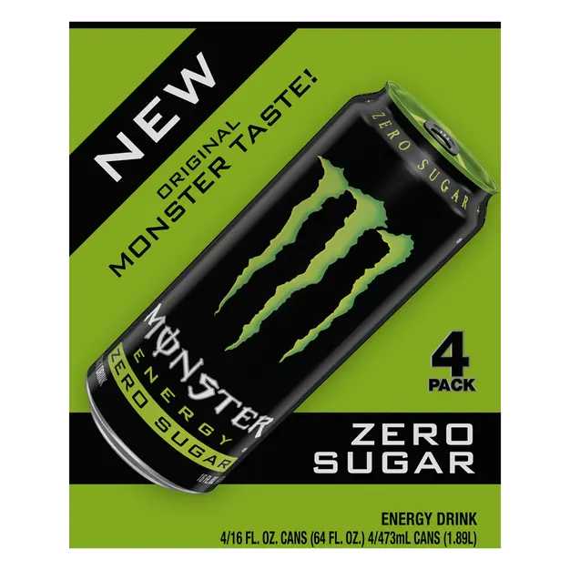 Zero Sugar Energy Drink - 4 pk
