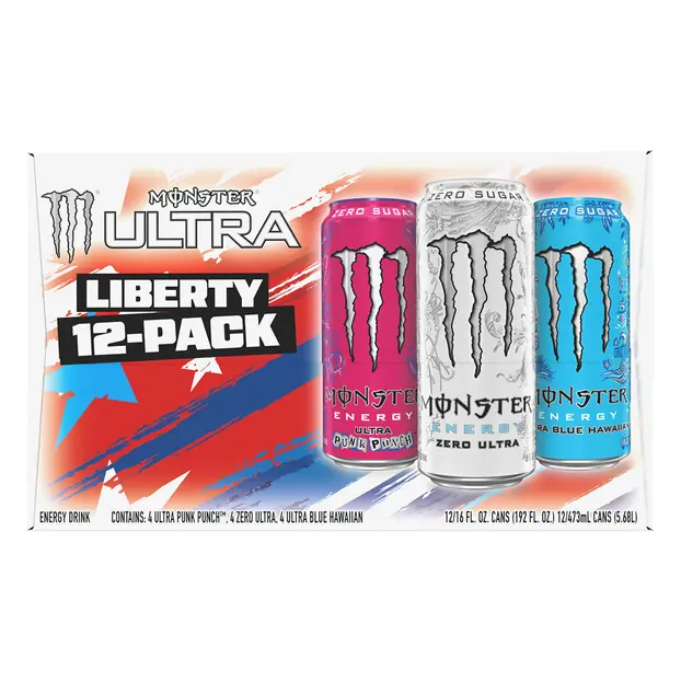 Zero Suger Ultra Energy Drink Variety Pack - 12 pk