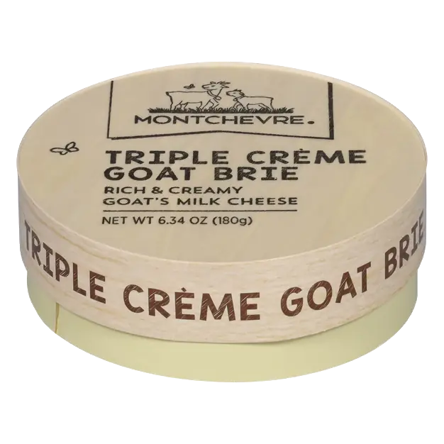 Triple Creme Goat Brie Milk Cheese Wheel