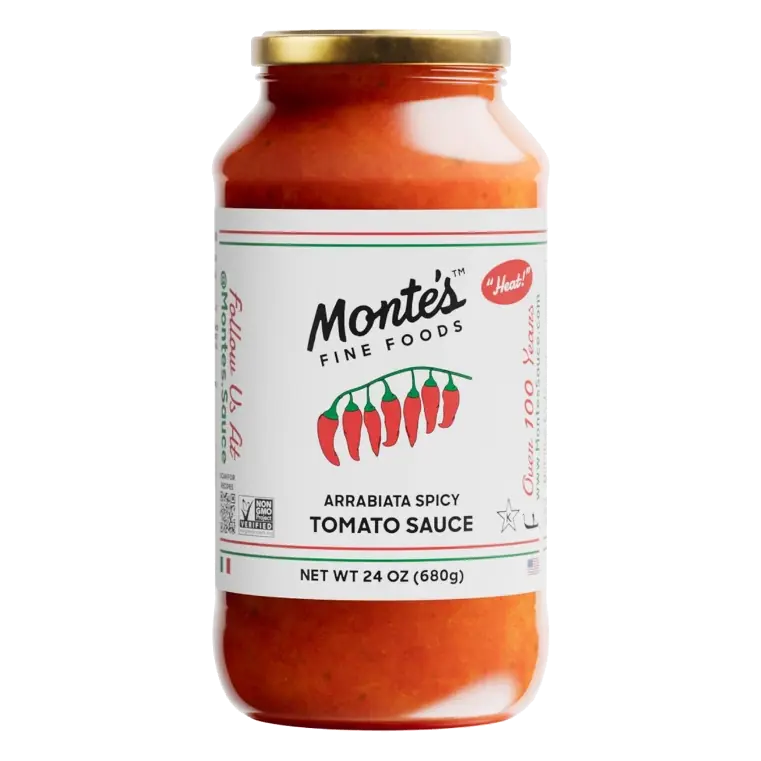Monte's Spicy Tomato Sauce, 24oz: Gluten-Free