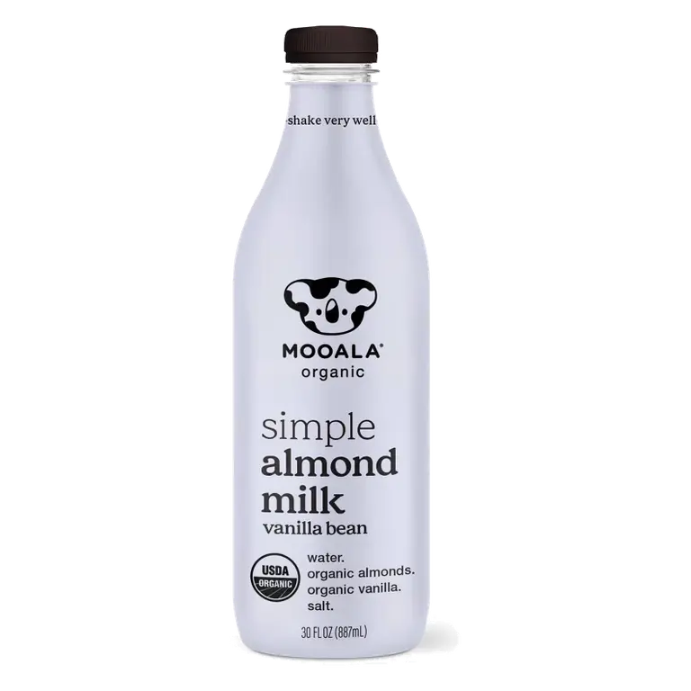 Mooala Organic Simple Almond Vanilla Bean Milk, 30fl oz