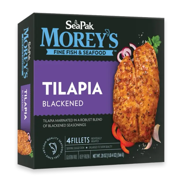 Tilapia, Blackened, 4 Fillets, 20 oz