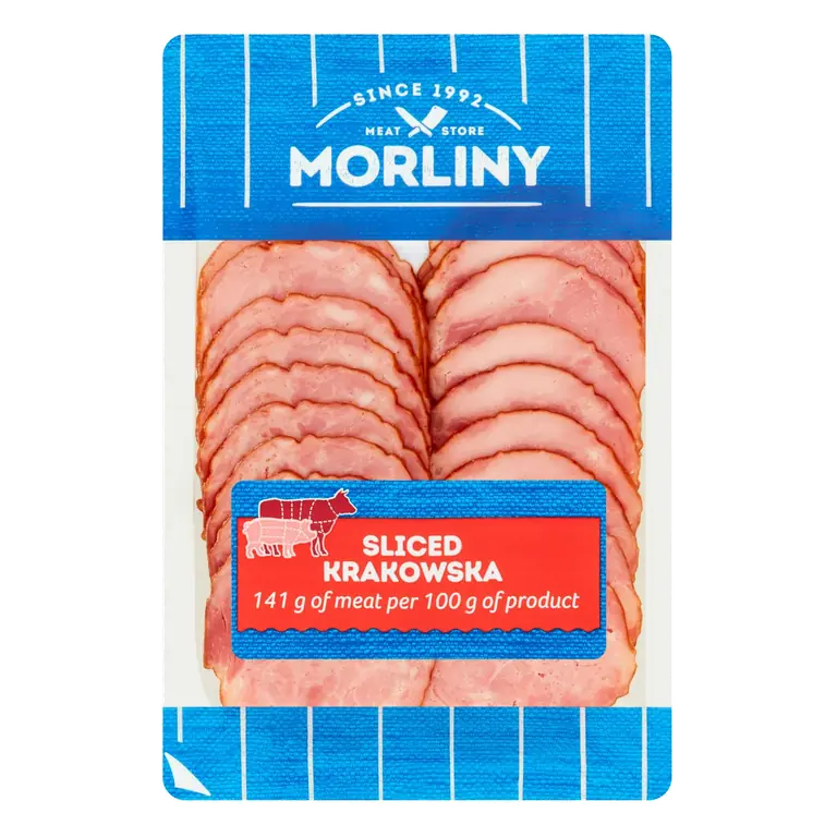 80g Sliced Krakowska Sausage Slices