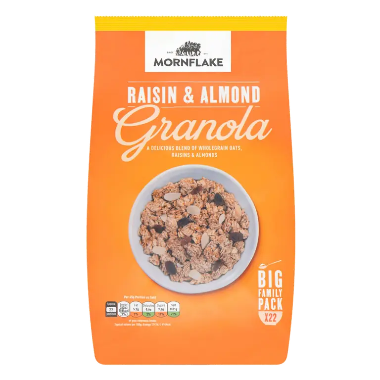 Mornflake Raisin & Almond Granola Big Family Pack 1kg