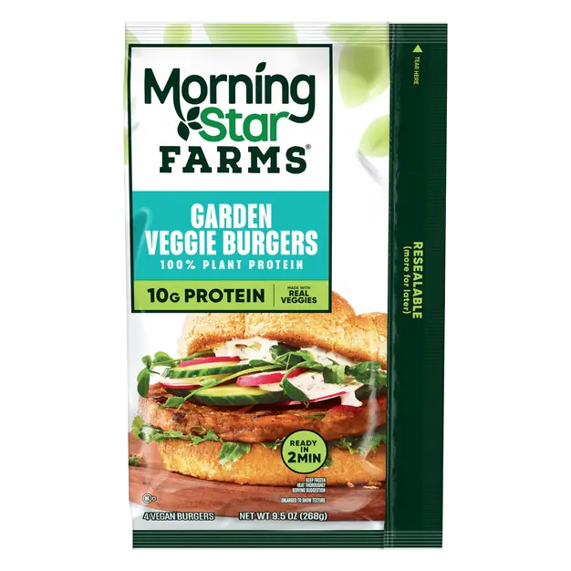 Plant-Based Garden Veggie Burgers - 4 ct Frozen