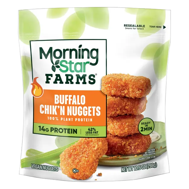 Plant-Based Vegan Veggie Buffalo Wings Frozen