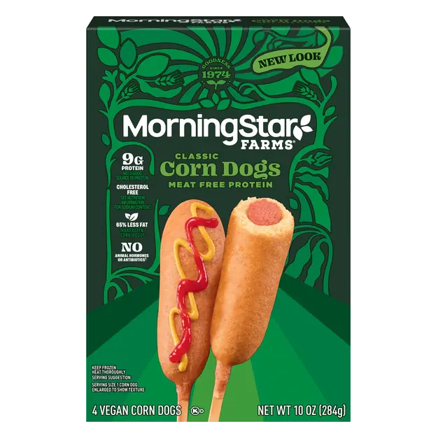 Plant Protein Veggie Corn Dogs - 4 ct Frozen