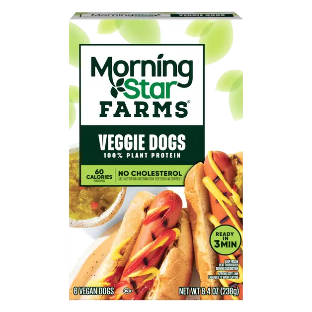 Plant Protein Veggie Dogs - 6 ct Frozen