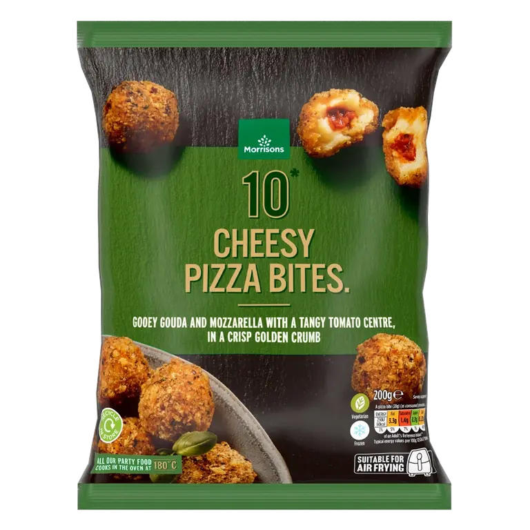 10 Cheesy Pizza Bites