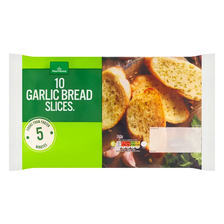 10 Garlic Bread Slices