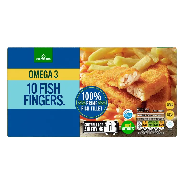 10 Omega 3 Fish Fingers