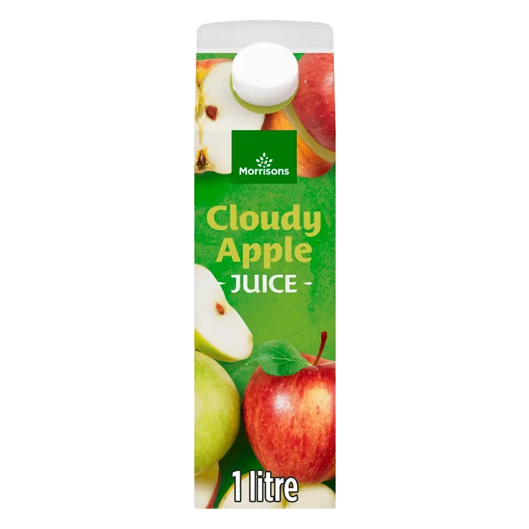 100% Cloudy Apple Juice 1L