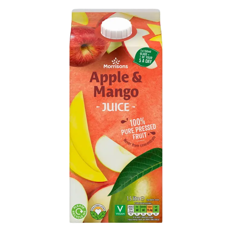 100% Fruit Apple & Mango Juice
