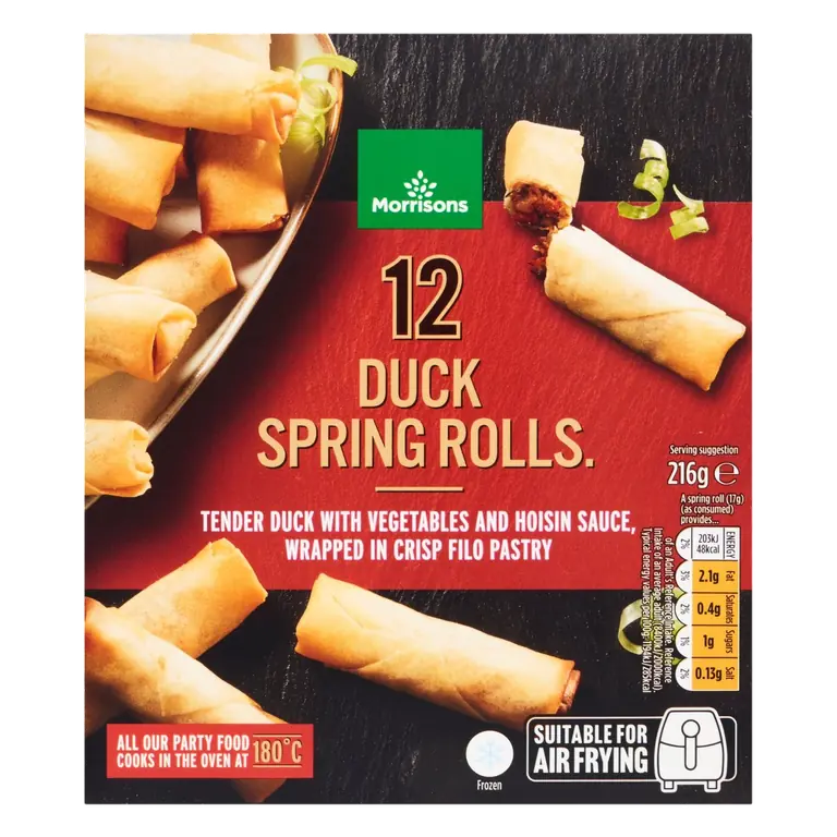 12 Duck Spring Rolls 216g