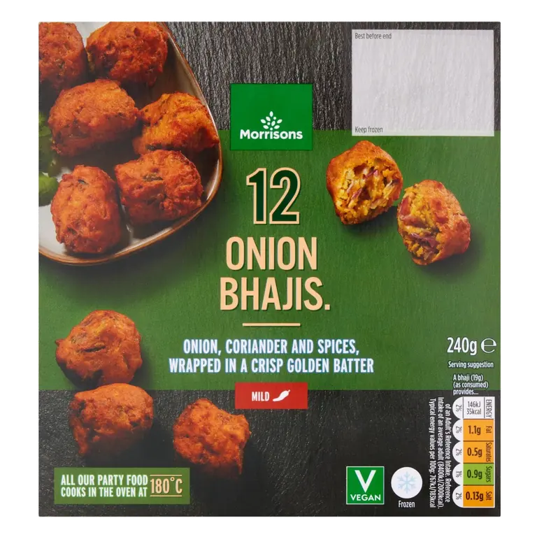 12 Onion Bhajis 240g