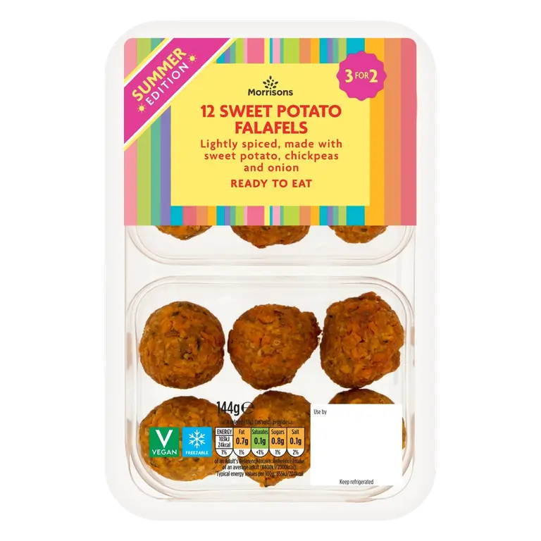12 Sweet Potato Falafels 144g