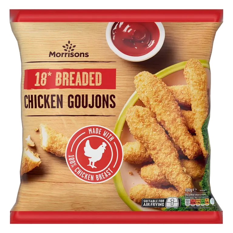 18 Breaded Chicken Goujons
