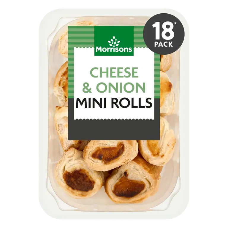 18 Mini Cheese & Onion Rolls