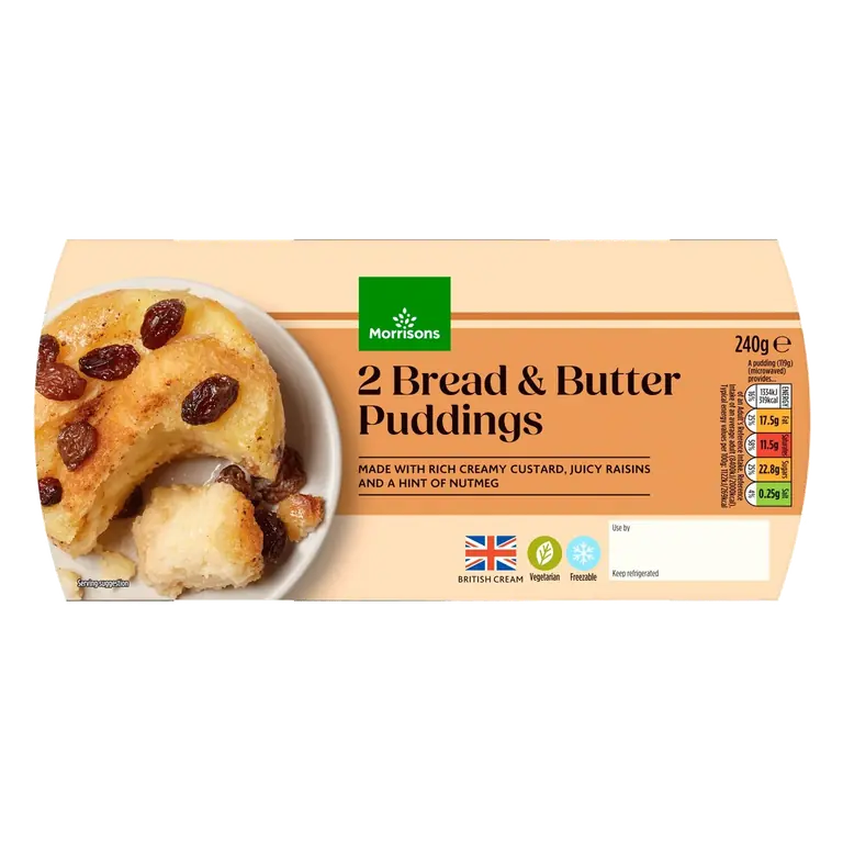2 Bread & Butter Puddings 240g