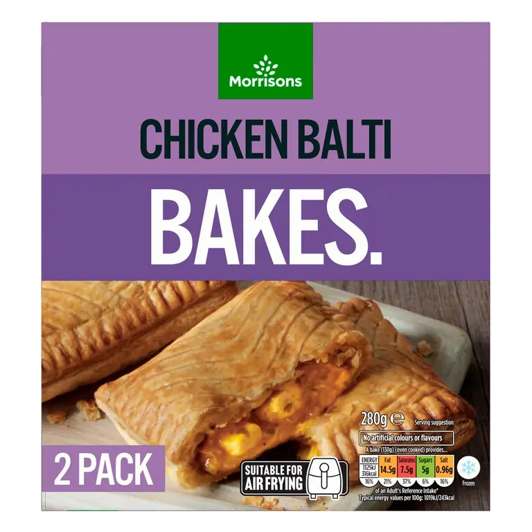 2 Chicken Balti Bakes 280g
