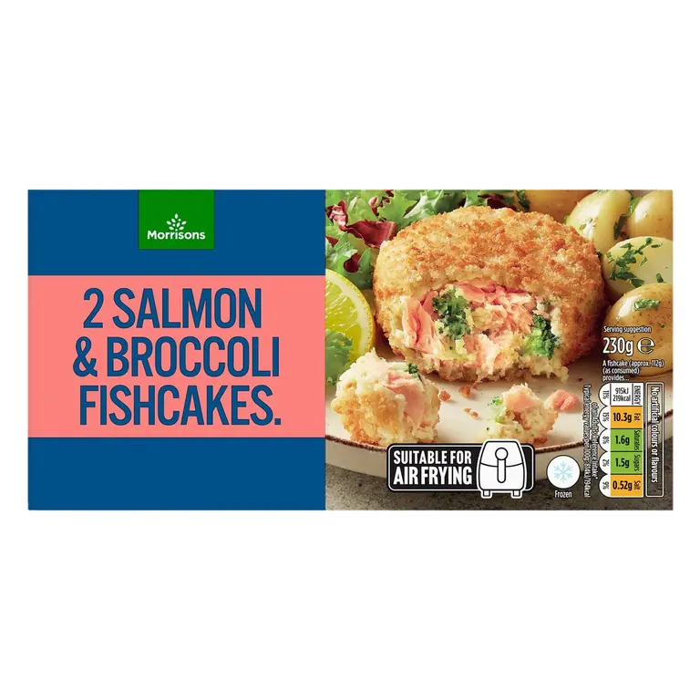 2 Salmon & Broccoli Fish Cakes