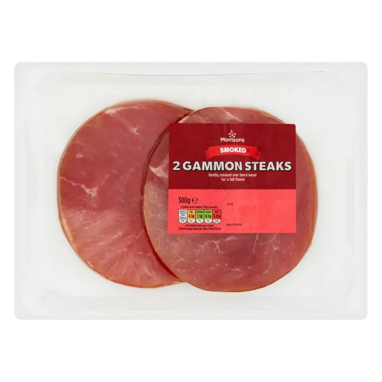 2 Smoked Gammon Steaks