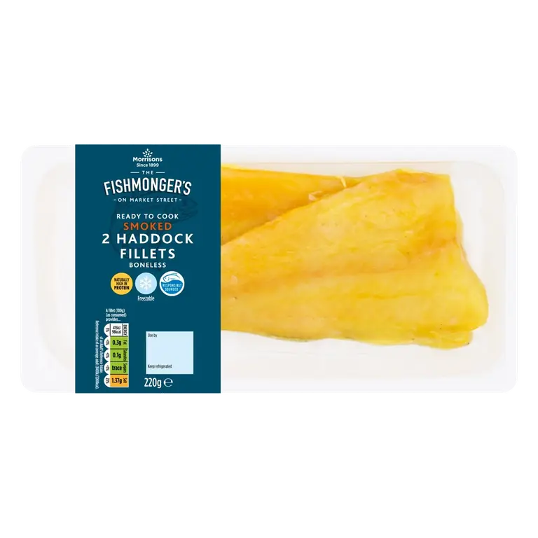 2 Smoked Haddock Fillets