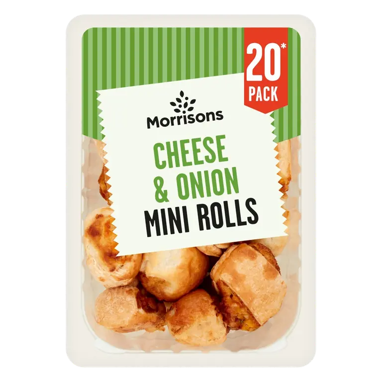 20 Mini Cheese & Onion Rolls