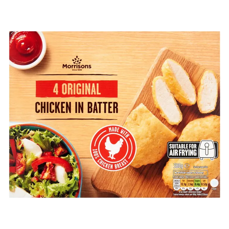 4 Battered Chicken Steaks