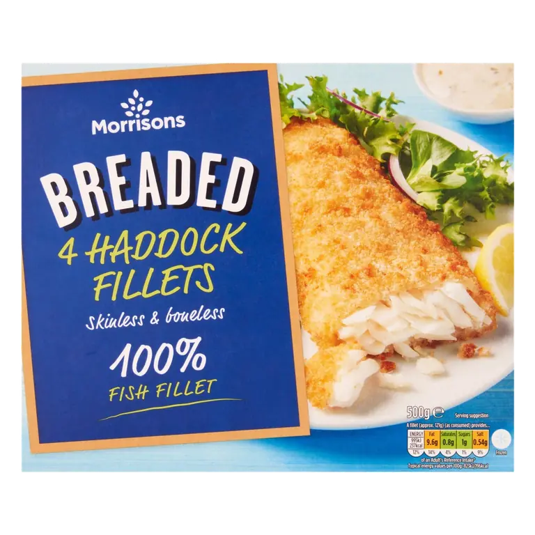 4 Breaded Haddock Fillets