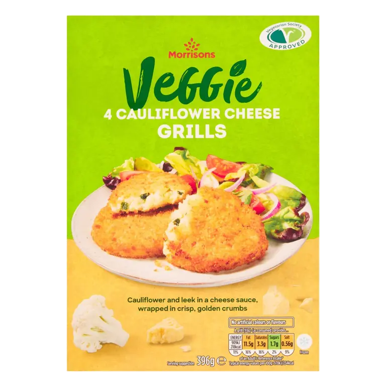 4 Cauliflower Cheese Grills