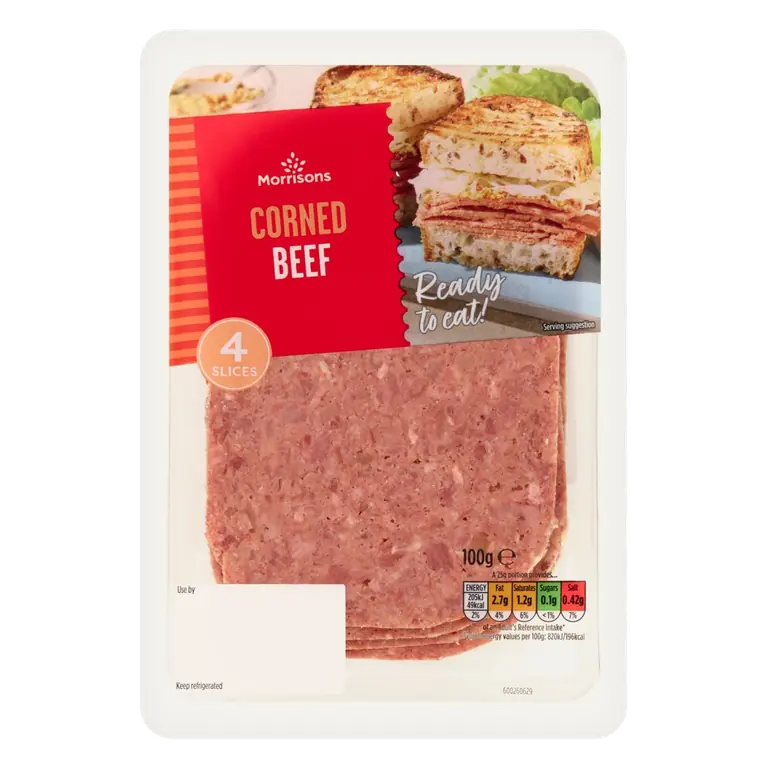 4 Corned Beef Slices 100g