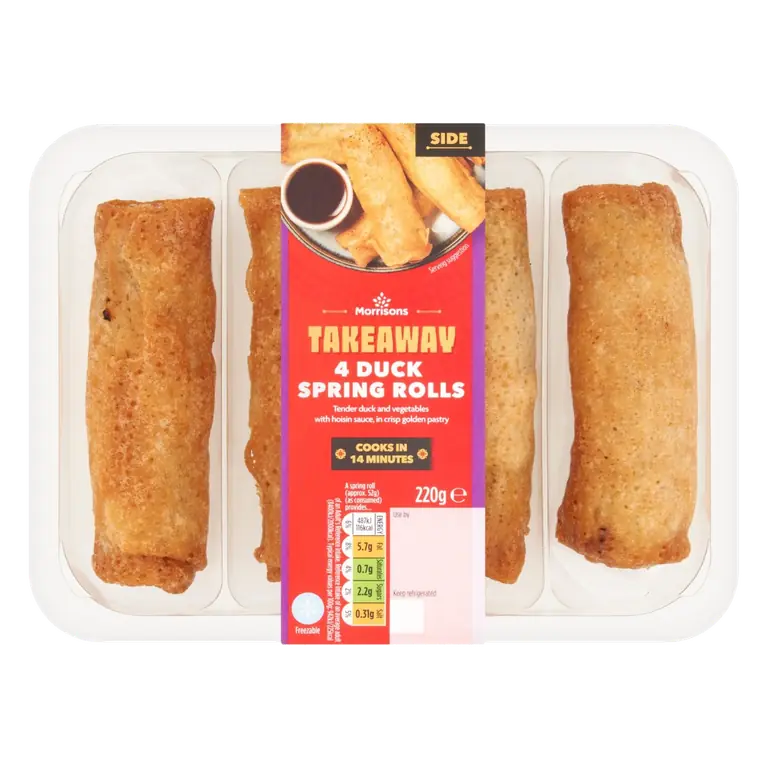 4 Duck Spring Rolls