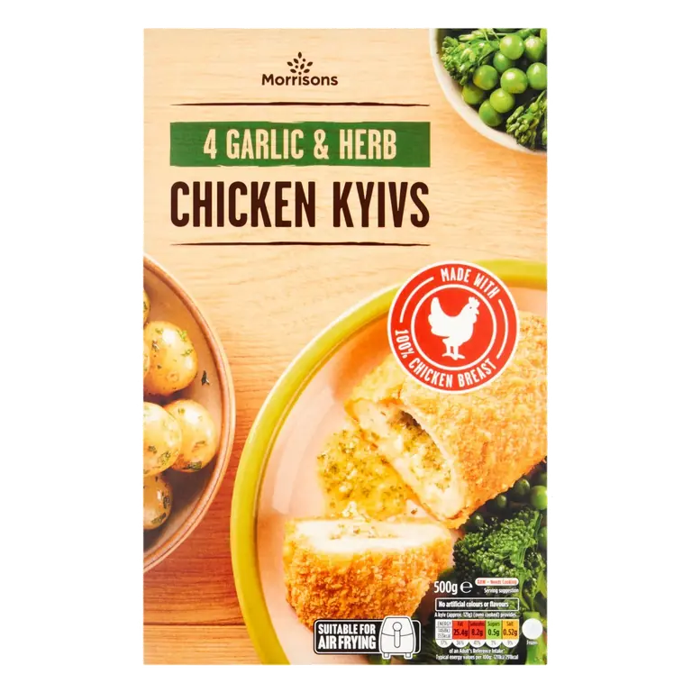 4 Garlic & Herb Chicken Kievs