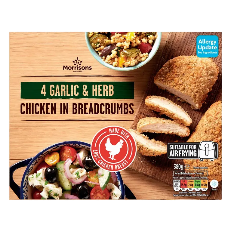 4 Garlic & Herb Chicken Steaks