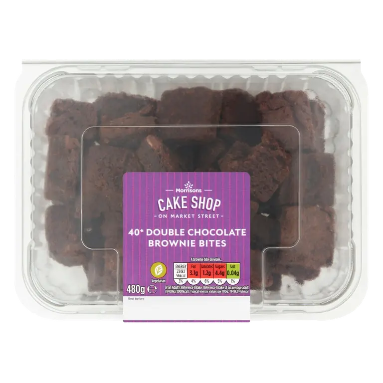 40 Double Chocolate Brownie Bites