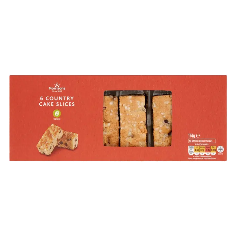 6 Country Cake Slices