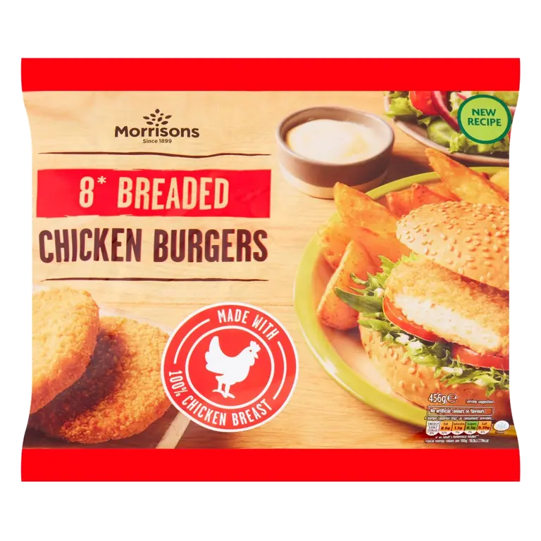 8 Chicken Burgers