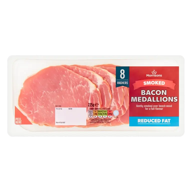 8 Lean Smoked Bacon Medallions