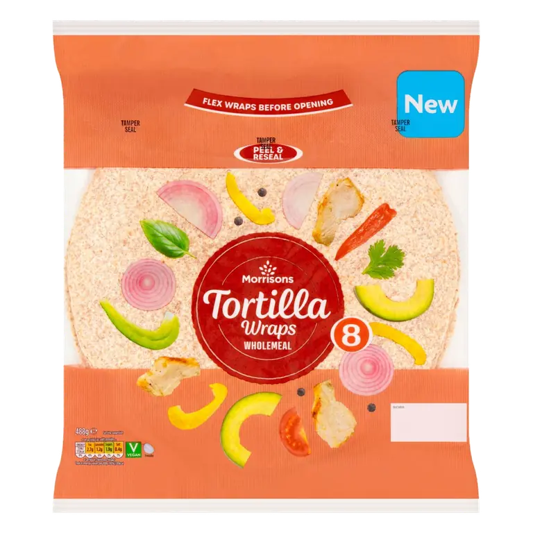 8 Wholemeal Tortillas