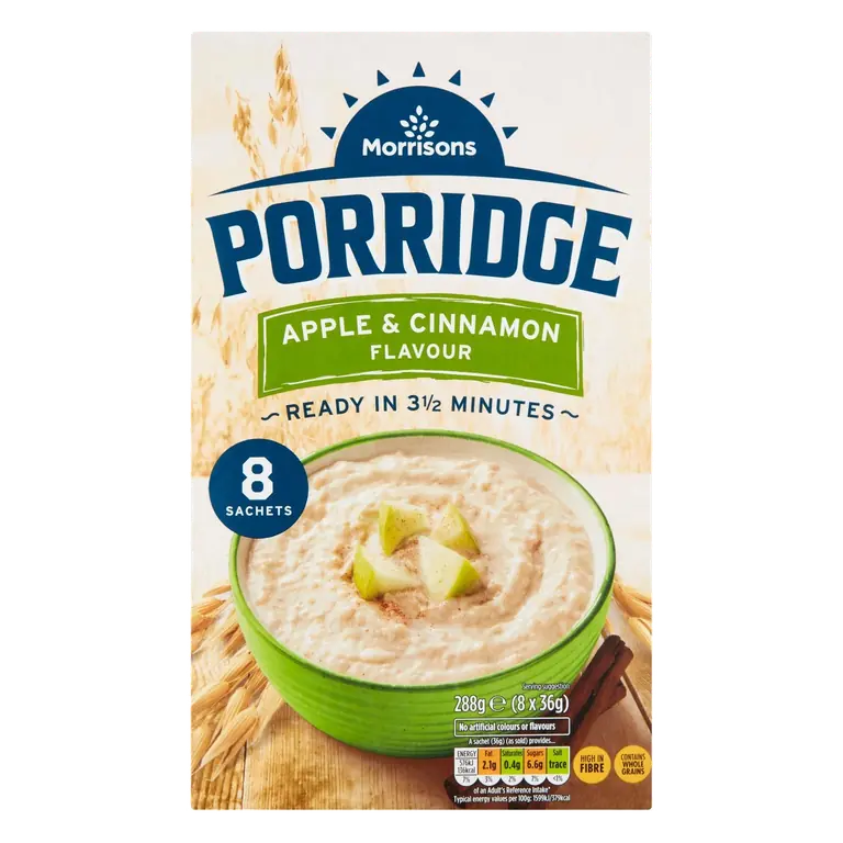 Apple and Cinnamon Porridge 8 Sachets