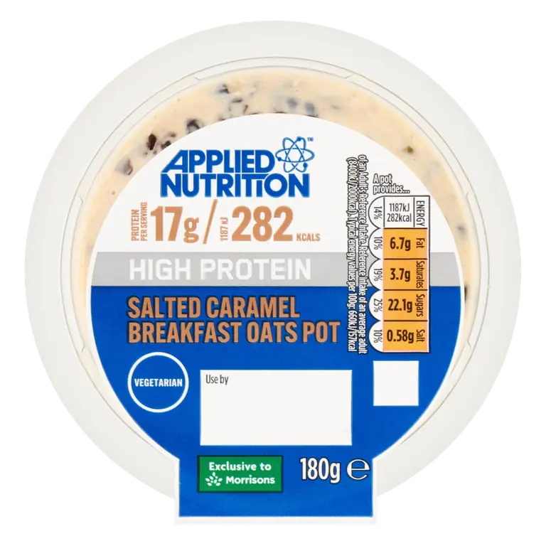 Applied Nutrition Salted Caramel Breakfast Oats Pot 180g